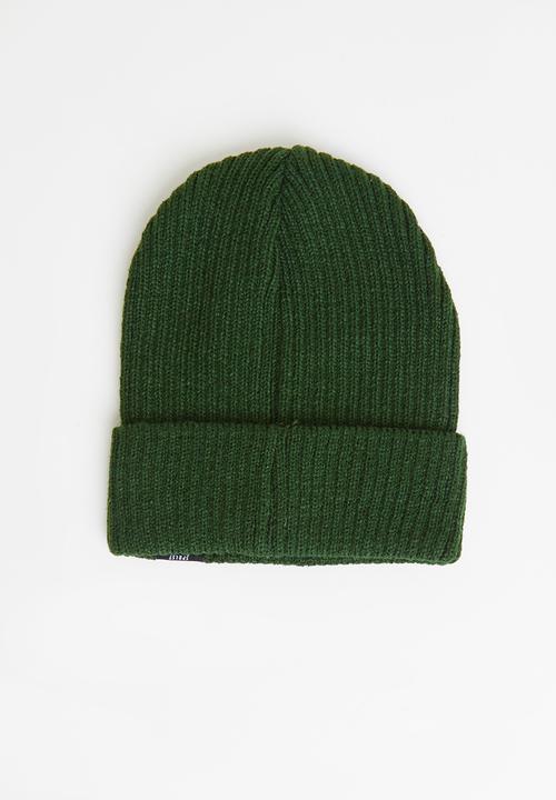 Superbalist - Rib turn up beanie - green