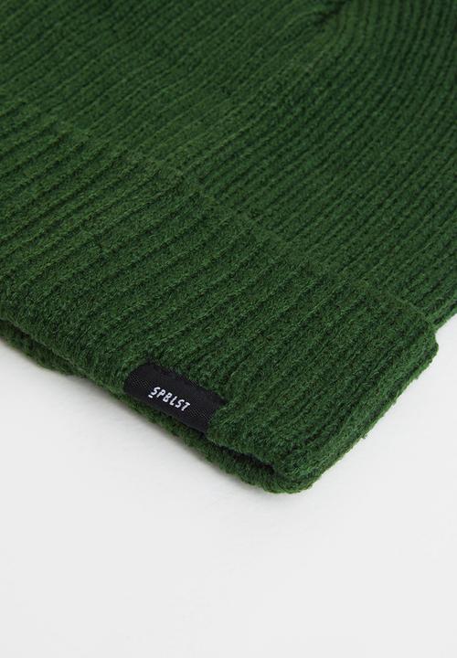 Superbalist - Rib turn up beanie - green
