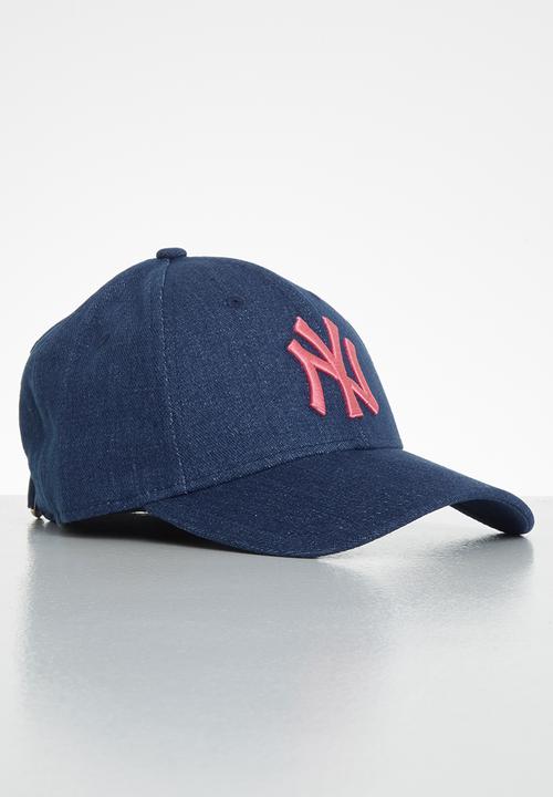 New Era - Wash denim 9forty New York Yankees - blue & pink