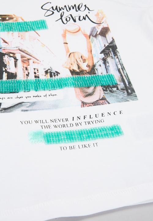 KIDS ONLY - Anna life tee - bright white