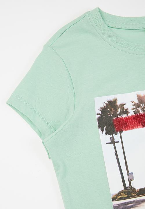 KIDS ONLY - Anna life tee - hemlock green