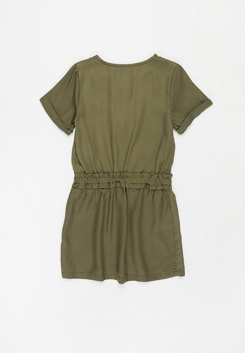 KIDS ONLY - Malene lyocell dress - kalamata green
