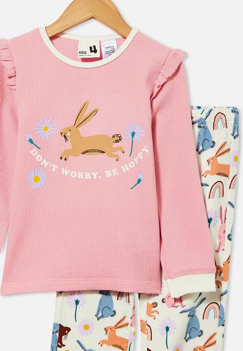 Cotton On - Edith long sleeve pyjama set - marshmallow