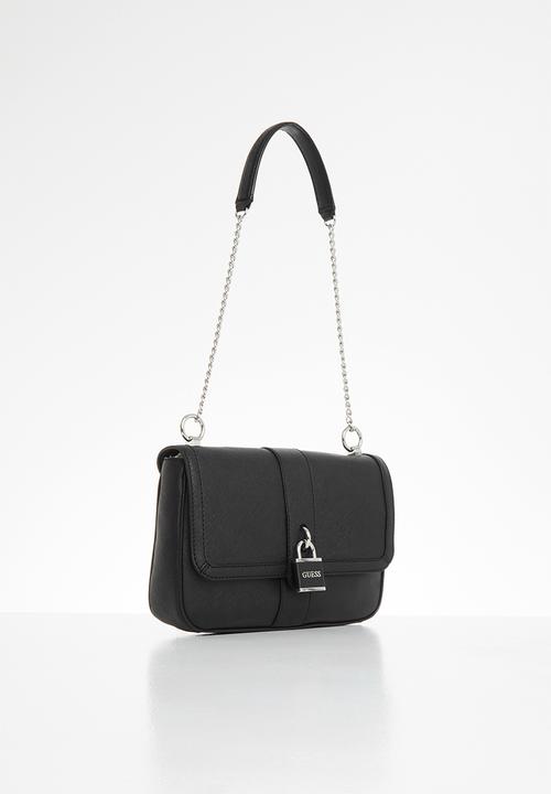 GUESS - Larsa crossbody flap - black
