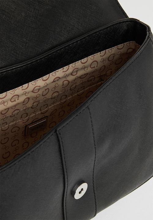 GUESS - Larsa crossbody flap - black