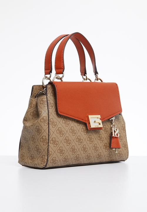 GUESS - Valy girlfriend satchel - rust & brown 