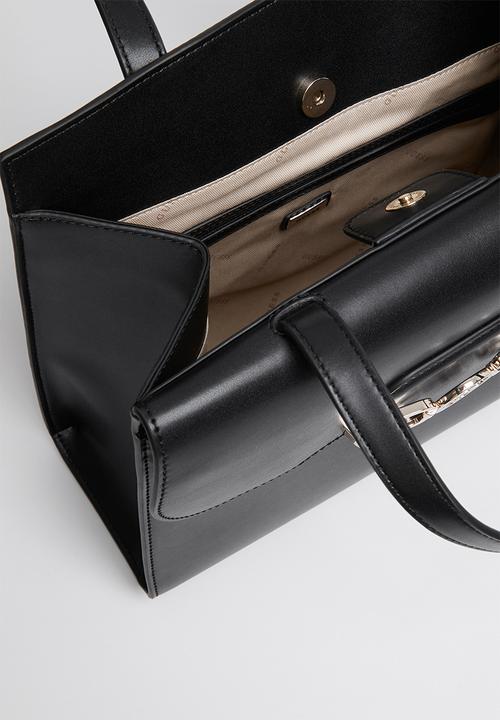 GUESS - Hensely satchel - black