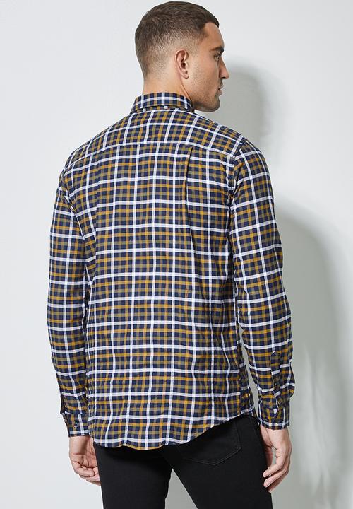 Superbalist - Barber regular fit check shirt - multi