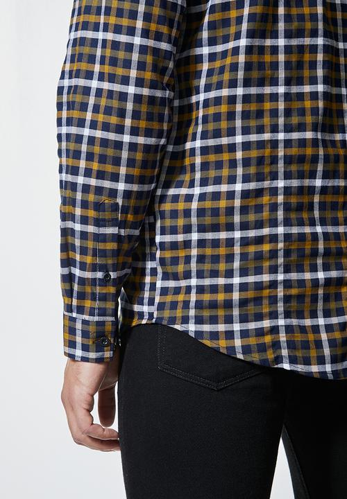 Superbalist - Barber regular fit check shirt - multi