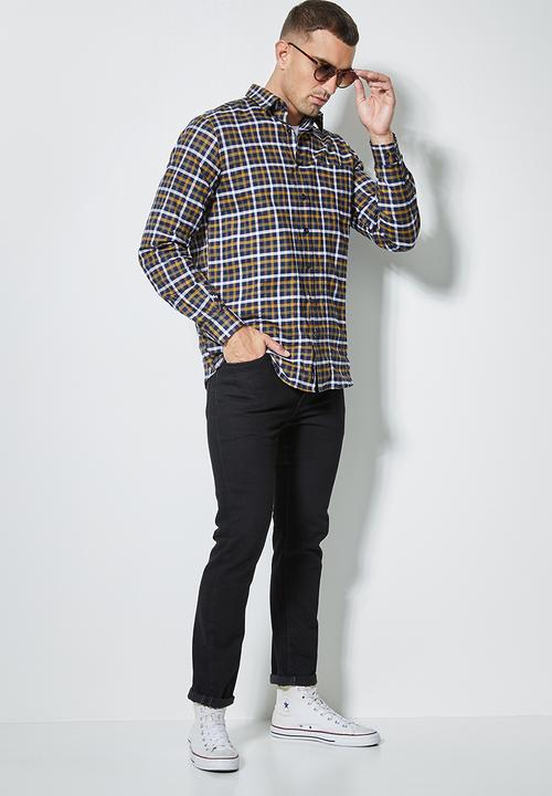 Superbalist - Barber regular fit check shirt - multi