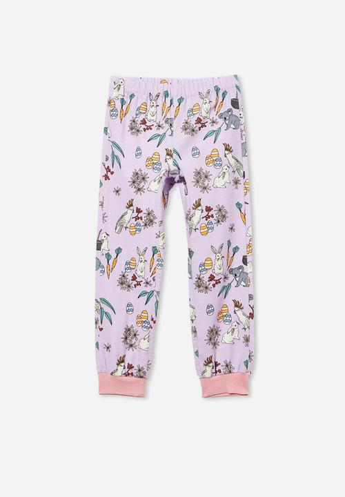 Cotton On - Edith long sleeve pyjama set - australiana easter vintage lilac