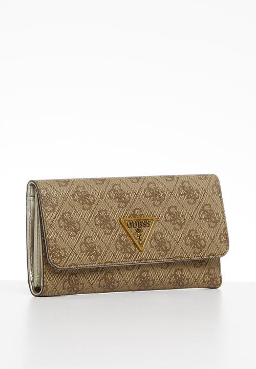 GUESS - Noelle slg multi clutch - brown 