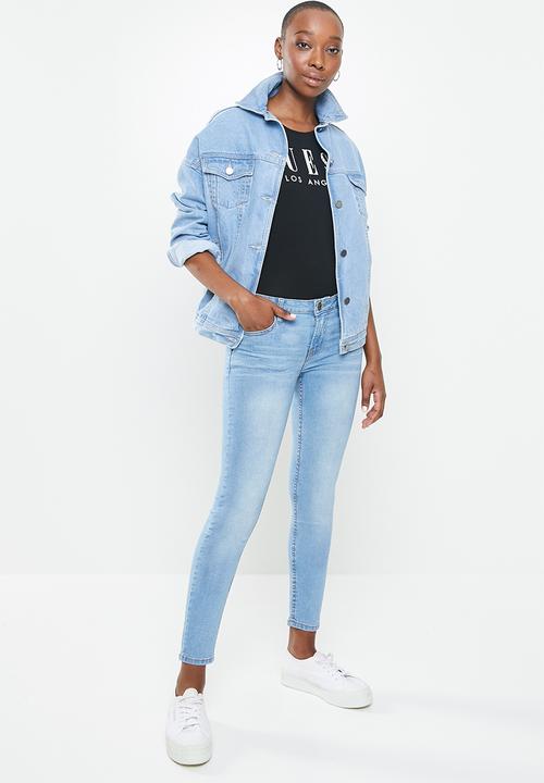 GUESS - Maya power skinny low - medium blue