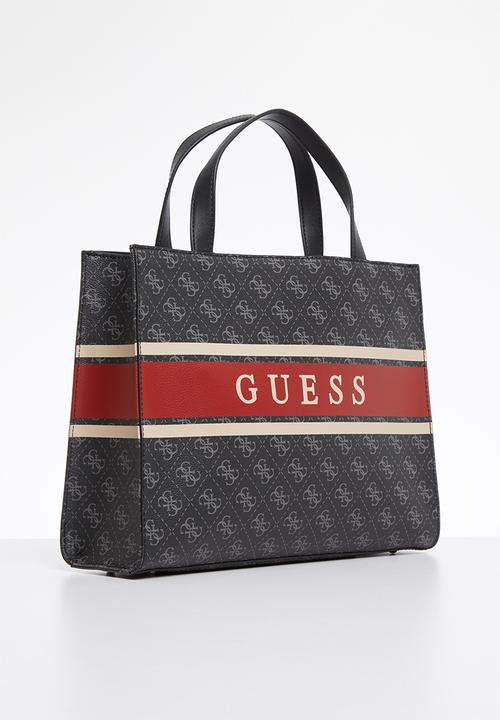 GUESS - Monique small tote - black & red