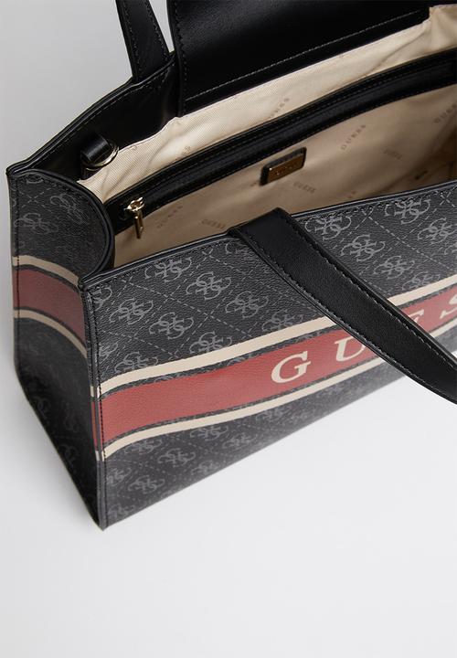 GUESS - Monique small tote - black & red