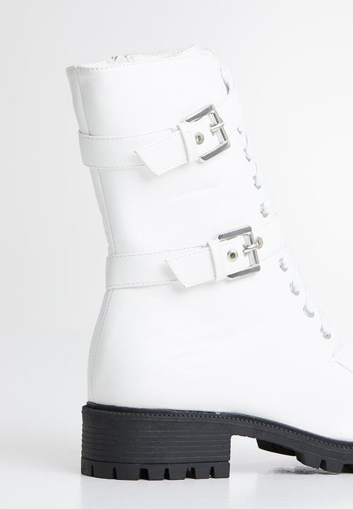 Footwork - Arco biker boot - white