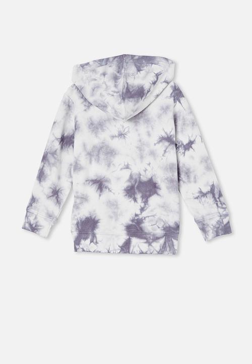 Cotton On - Charlie hoodie - steel/tie dye