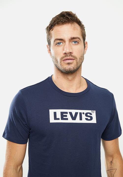 Levi’s® - Boxtab graphic tee - navy