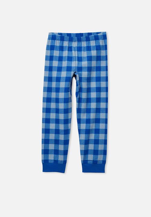 Cotton On - Noah long sleeve pyjama set licensed - dusty blue