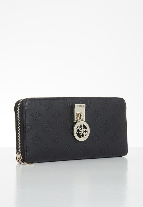 GUESS - Ninnette slg large zip around - black