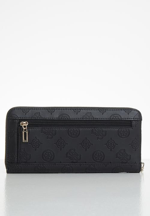 GUESS - Ninnette slg large zip around - black