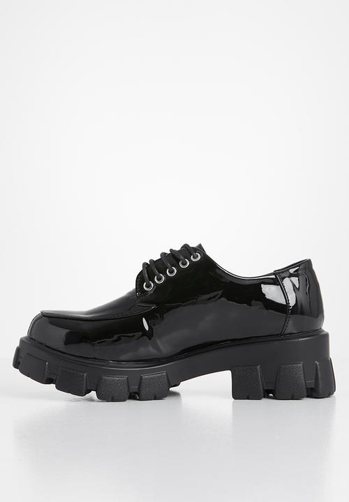 Footwork - Valenti chunky brogue - black