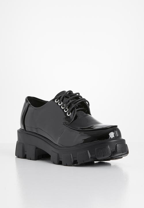 Footwork - Valenti chunky brogue - black