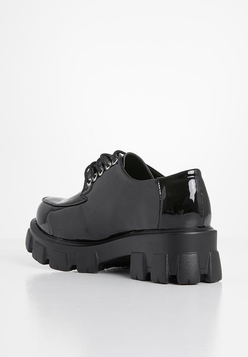 Footwork - Valenti chunky brogue - black