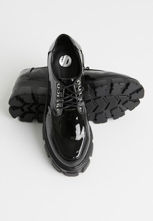 Footwork - Valenti chunky brogue - black