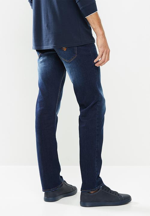 GUESS - Slim straight stretch denim - dark wash