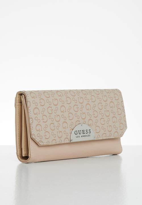 GUESS - Scheana slg multi clutch - beige 