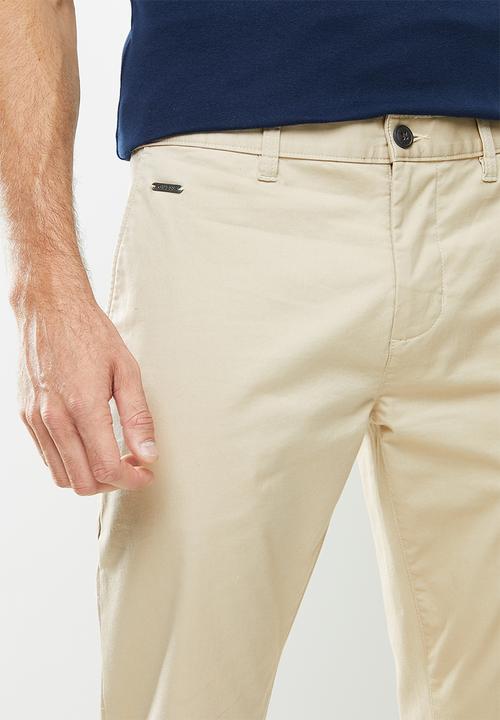 GUESS - Fashion chino pant - nomad beige
