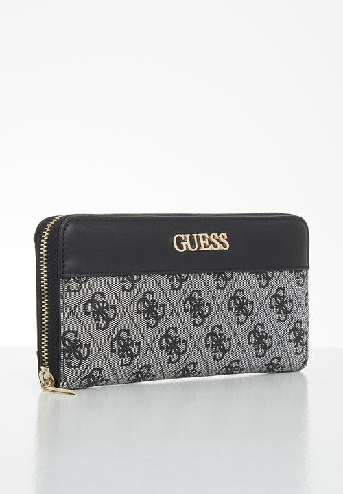 GUESS - Sosie slg large zip around - black