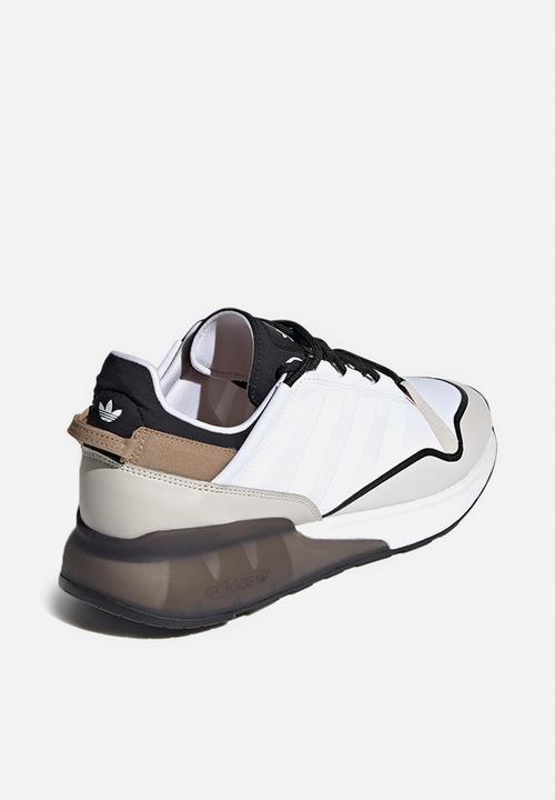 adidas Originals - ZX 2K boost pure  -  white/brown/cardboard