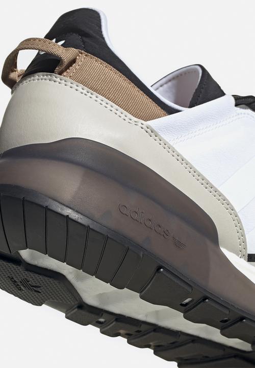 adidas Originals - ZX 2K boost pure  -  white/brown/cardboard