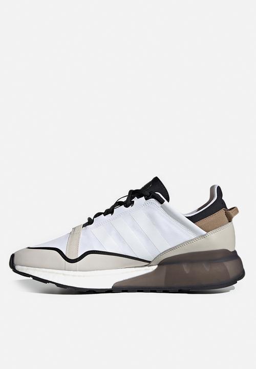 adidas Originals - ZX 2K boost pure  -  white/brown/cardboard