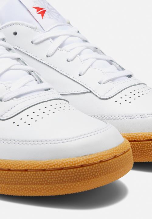 Reebok - Club C 85 mu - white/scarlet