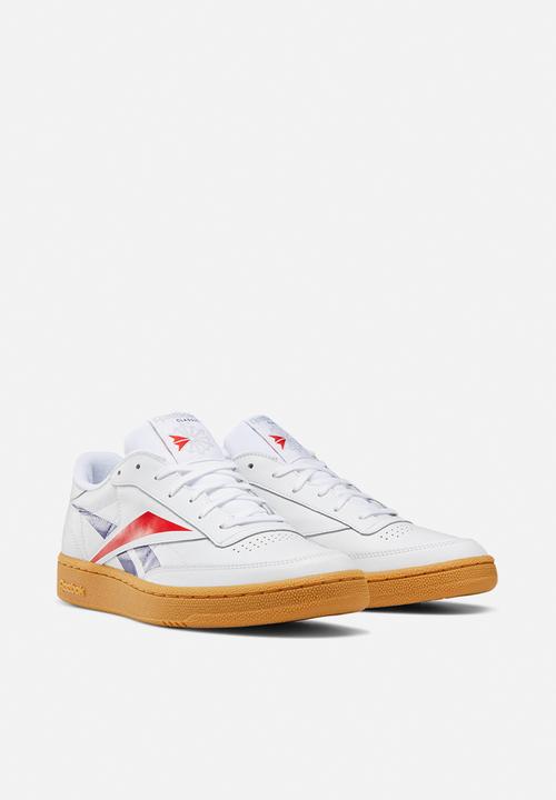 Reebok - Club C 85 mu - white/scarlet