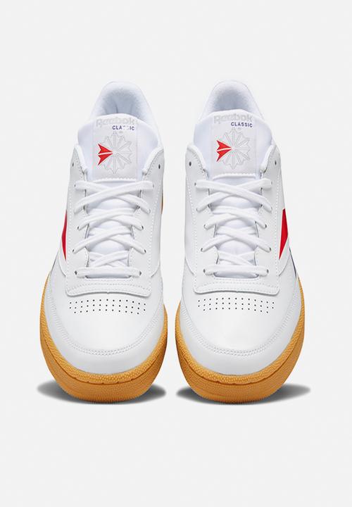 Reebok - Club C 85 mu - white/scarlet