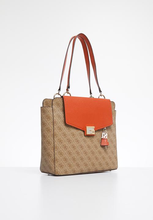 GUESS - Valy status carryall - rust & brown
