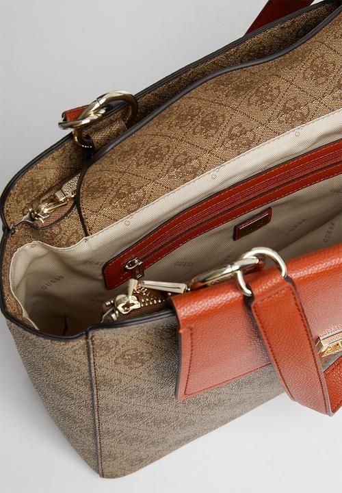 GUESS - Valy status carryall - rust & brown