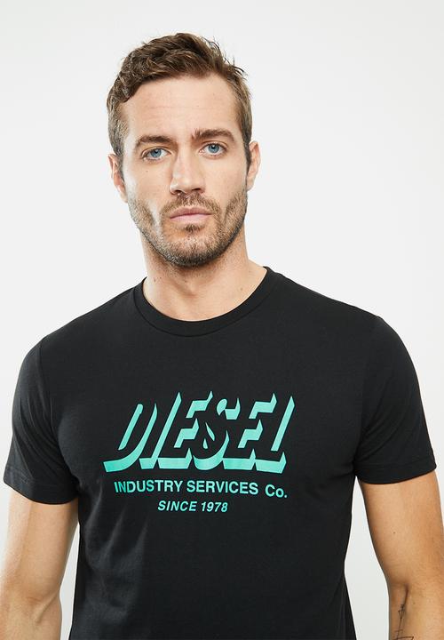 Diesel  - T-diegos-a5 T-shirt - black