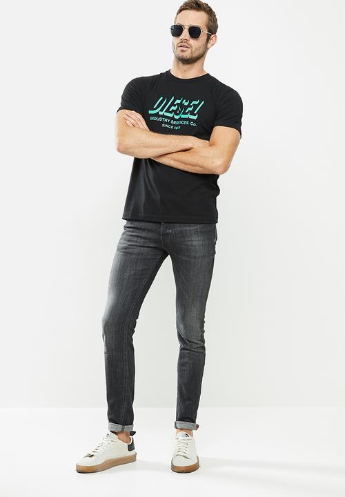 Diesel  - T-diegos-a5 T-shirt - black