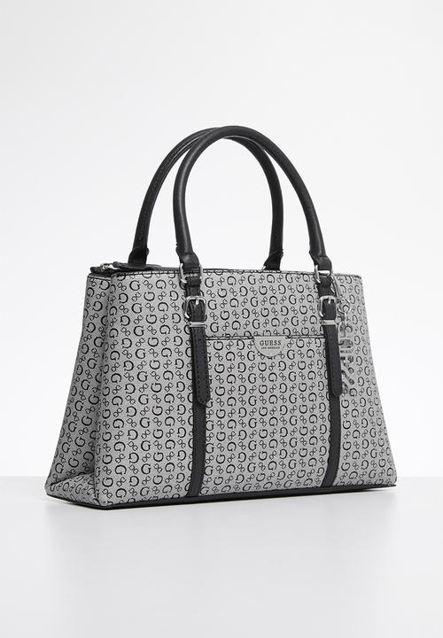 GUESS - Balzano satchel - black & grey