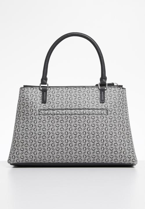 GUESS - Balzano satchel - black & grey
