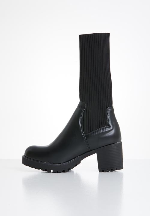Footwork - Melina sock boot - black