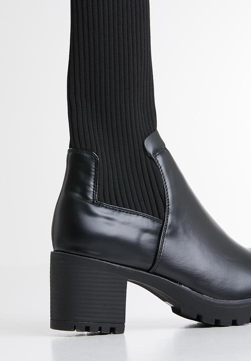 Footwork - Melina sock boot - black