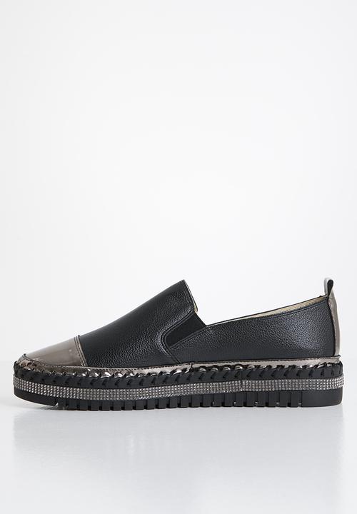 Footwork - Farrah espadrille - black