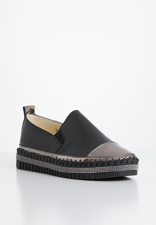 Footwork - Farrah espadrille - black