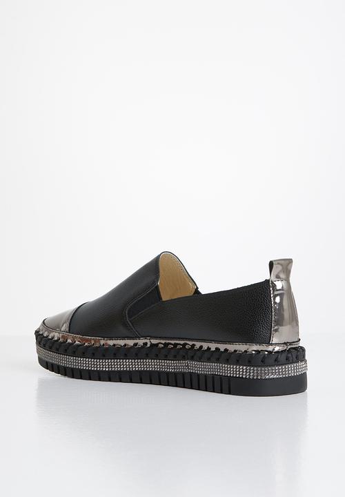 Footwork - Farrah espadrille - black